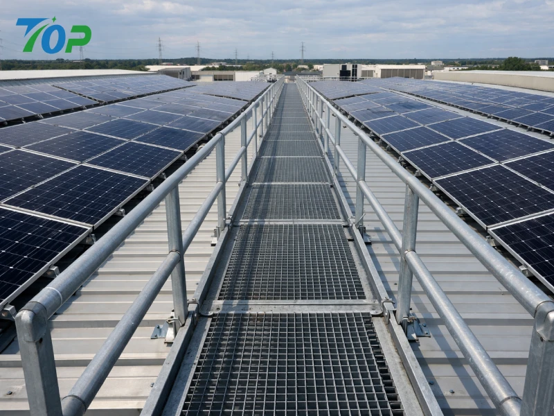 Vikten av solar gångvägssystem i kommersiell och industriell taksäkerhet