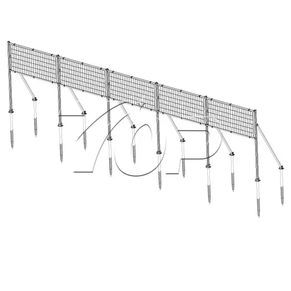 Bifacial Agri Panel Vertikal Solar Bracket System