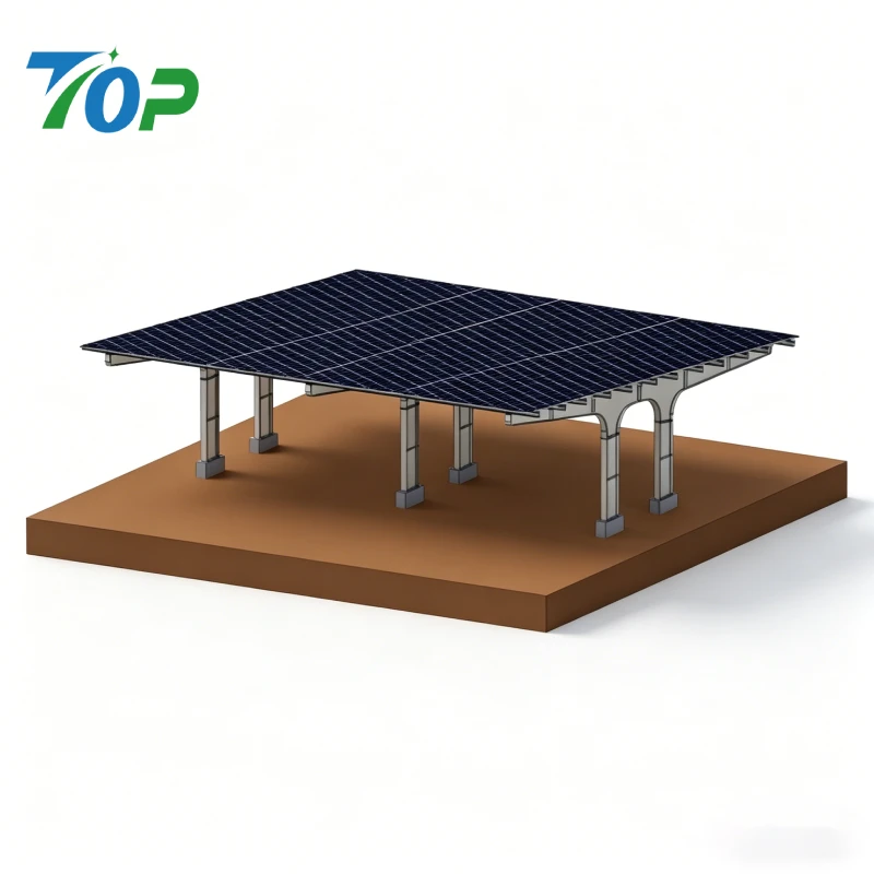 Varmförzinkad solparkering Carport monteringssystem