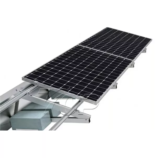 Icke-penetrerande solar-ballastfäste för platt tak