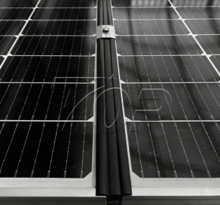 Solpanels tätning Vattentät gummiremsa